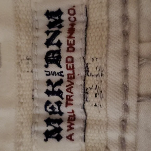 MEK denim size medium white Capri - Picture 4 of 4